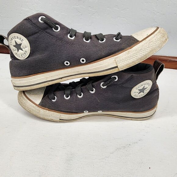 Converse Casual High Tops Black Canvas Grunge Punk Retro Classic 90s Y2K 10.5 - Picture 5 of 8